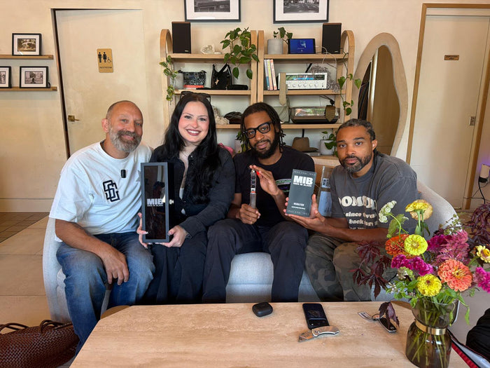 Secret Compass with director Karl Flacko and actor Malcolm A. Chavis during our visit to Brooklyn for the production of The Forget Me Thing.