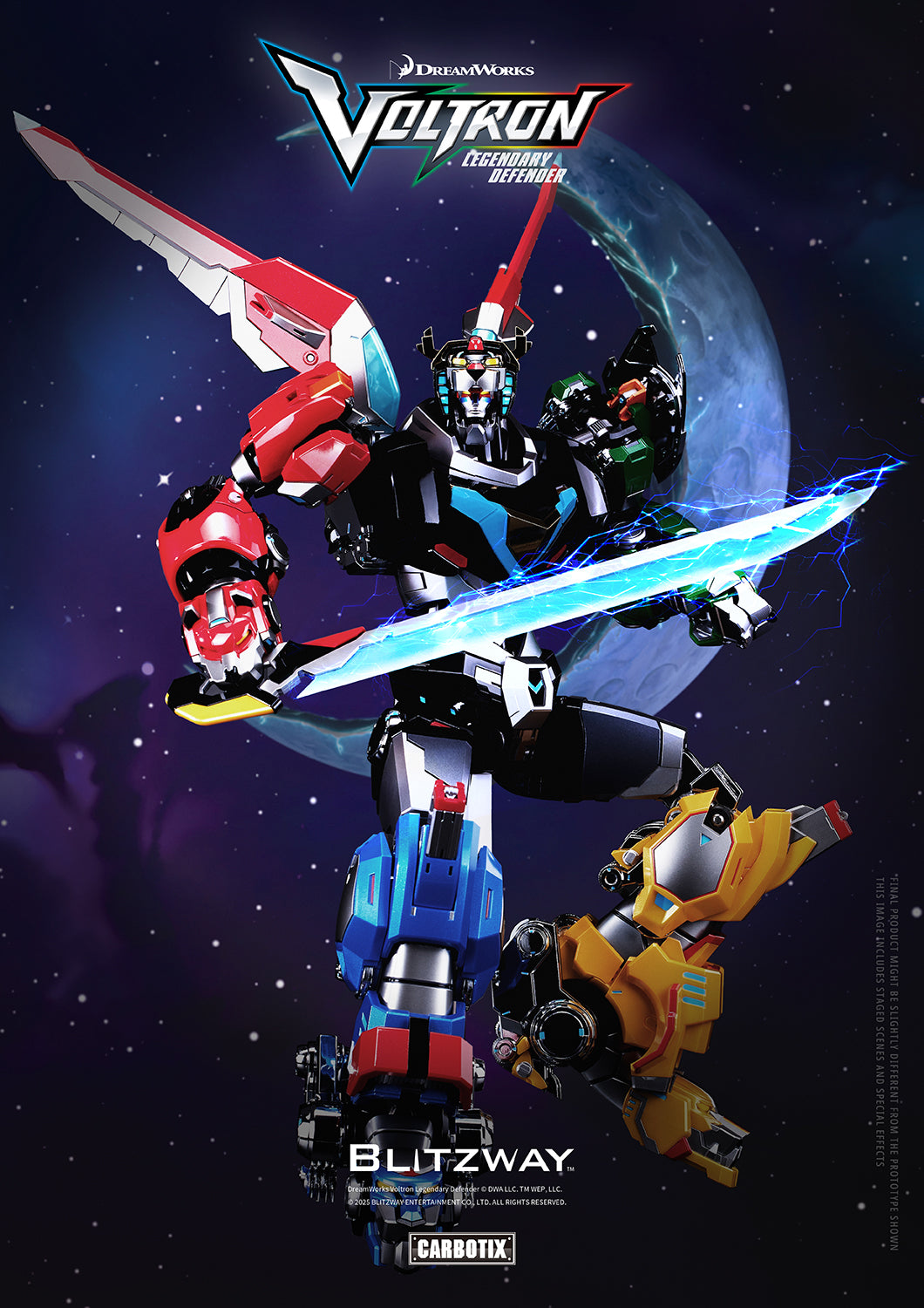 Dreamworks Voltron Legendary Defender: Voltron Carbotix — Secret Compass
