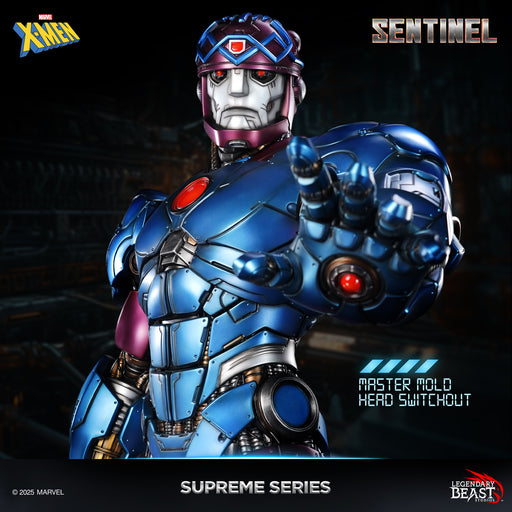 Marvel X-Men: Sentinel with Switch Out Head - Human Size Supreme Series
