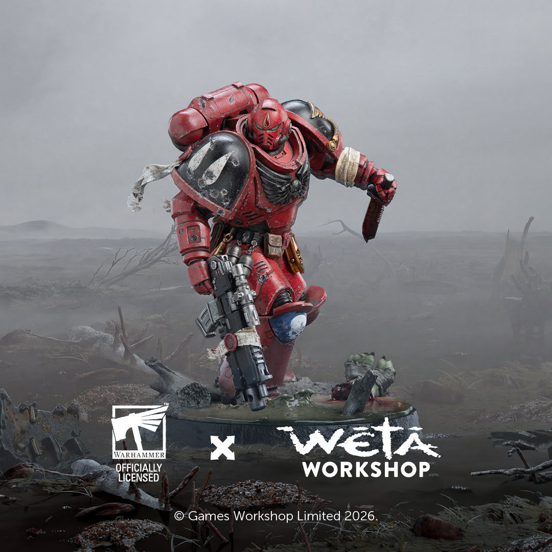 Warhammer 40K: Blood Angels Intercessor Sergeant Statue — Secret Compass