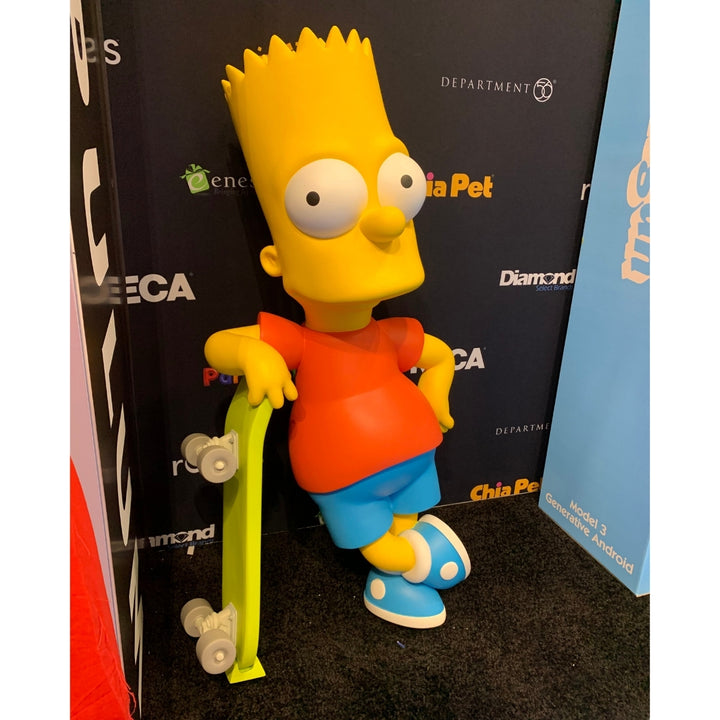 The Simpsons BART NODDER 首振り 箱付 Pop! Television: The Simpsons - Bart with Skateboard