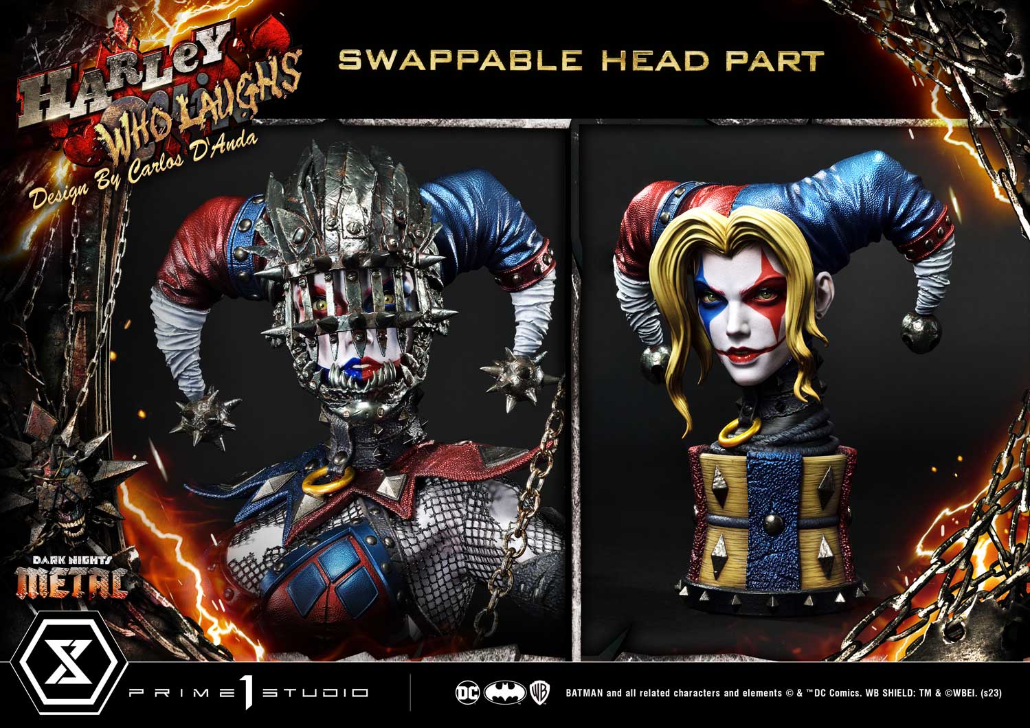  Harley Quinn Ransom Pattern Heavy Duty Metal