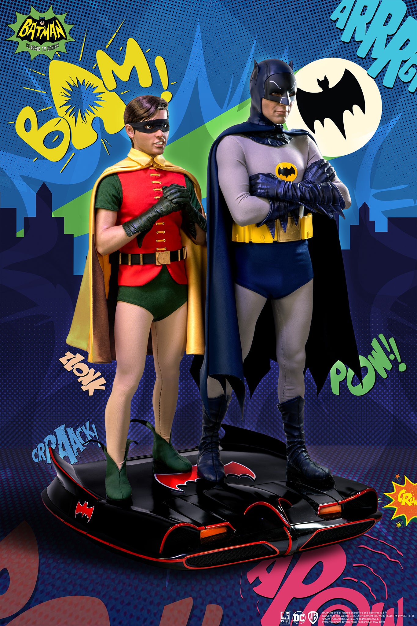 DC: Batman and Robin (1966) 1/4 Scale Diorama — Secret Compass