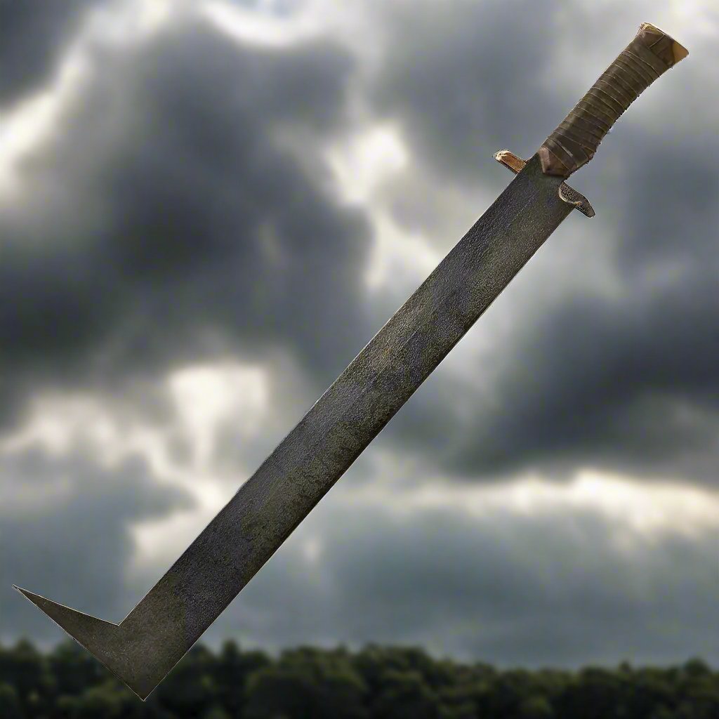 Lord of the Rings: Uruk-Hai Scimitar with Wall Display — Secret Compass