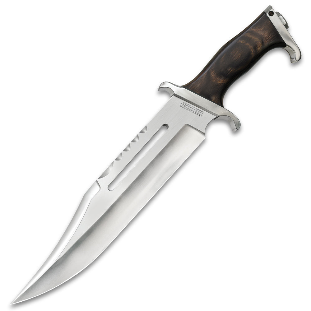 Rambo III (1988): Hibben III Bowie Knife And Leather Sheath — Secret ...