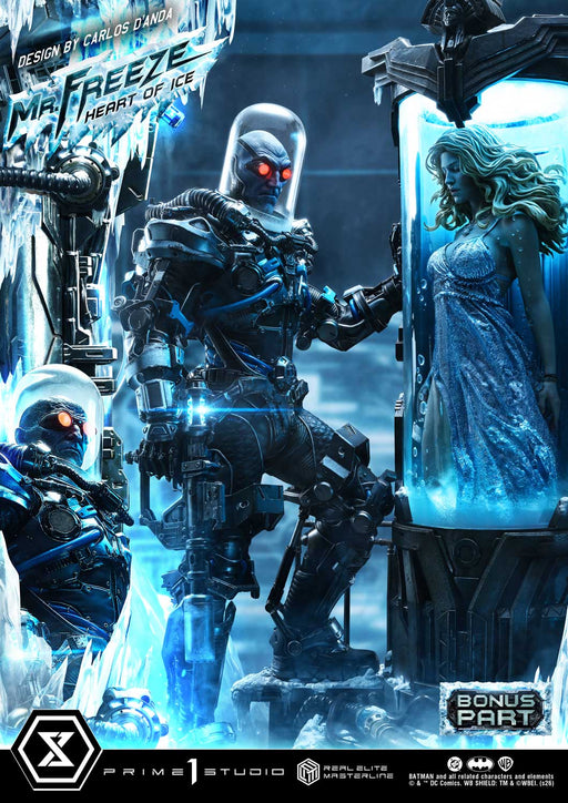 DC Batman Comics: Mr. Freeze Heart of Ice (Design by Carlos D'Anda) Deluxe Bonus Version