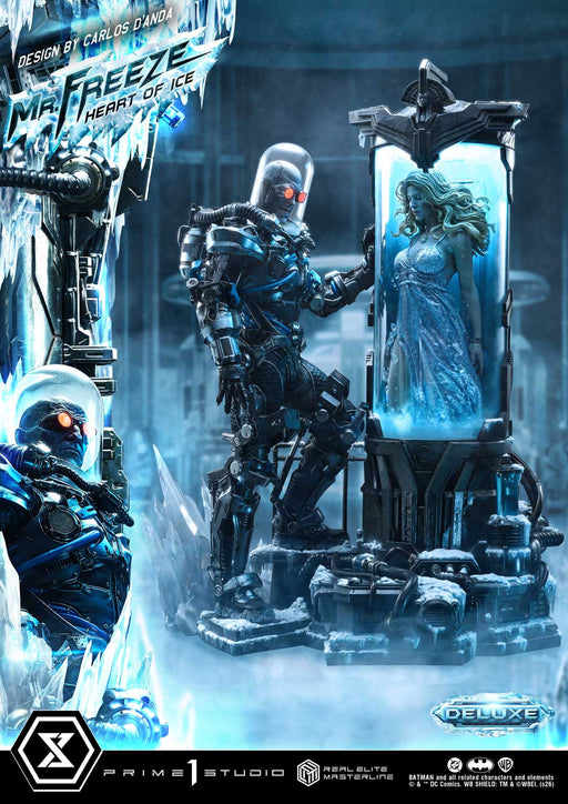 DC Batman Comics: Mr. Freeze Heart of Ice (Design by Carlos D'Anda) Deluxe Version