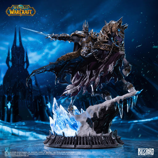 World of Warcraft: The Lich King & Invincible 14-Inch Statue