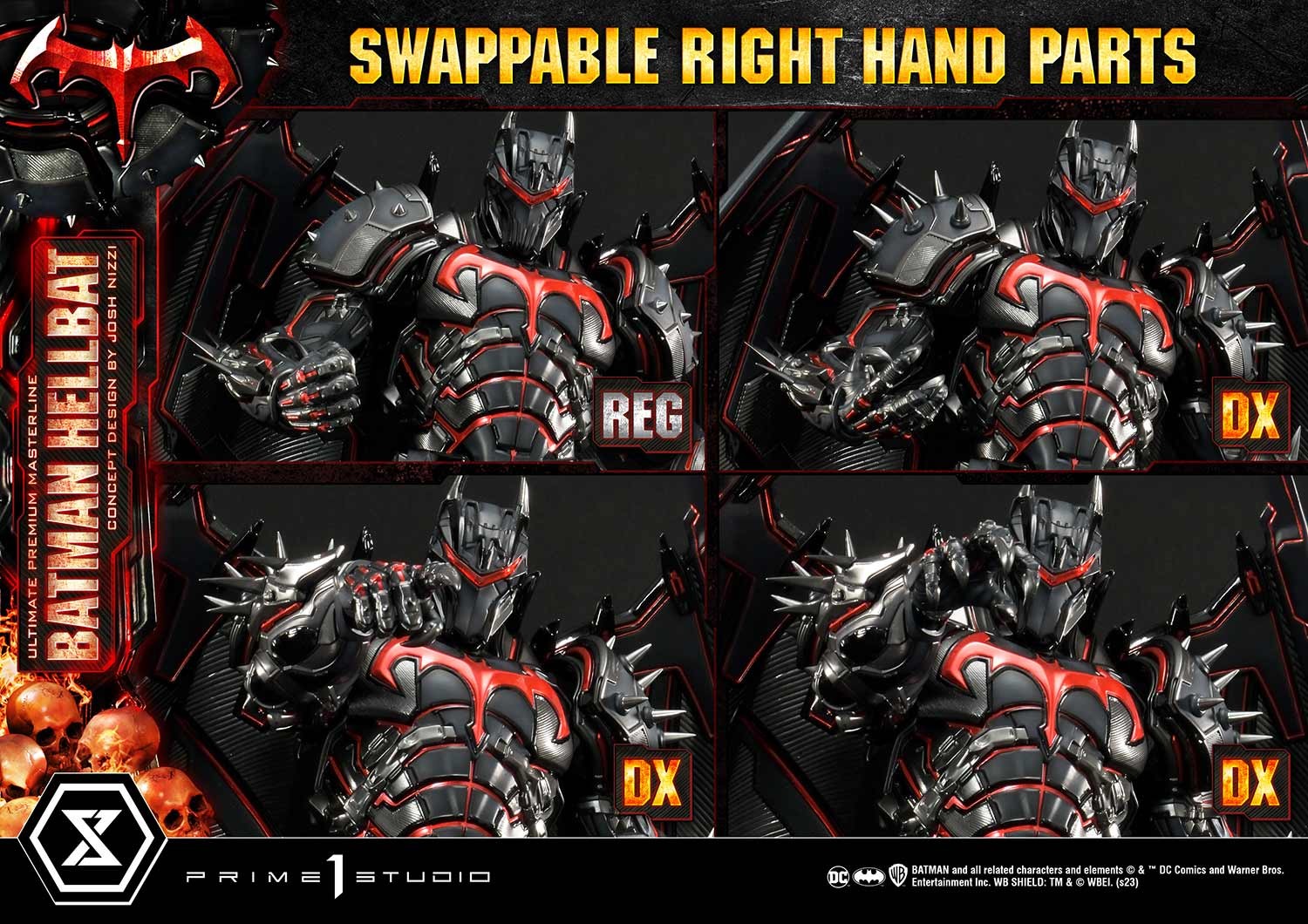 DC Comics: Batman Hellbat Concept Design by Josh Nizzi Deluxe