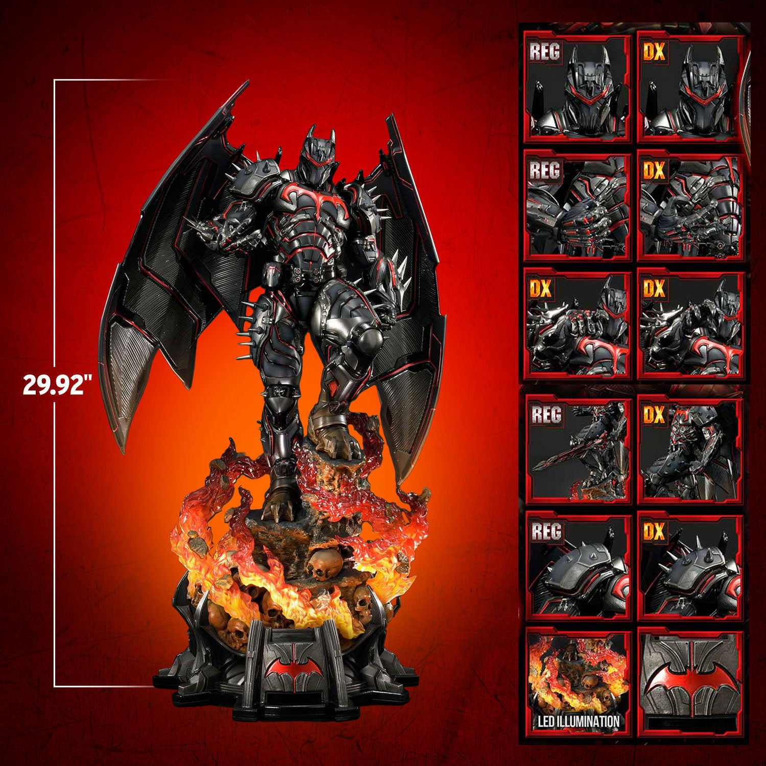 DC Comics: Batman Hellbat Concept Design by Josh Nizzi Deluxe
