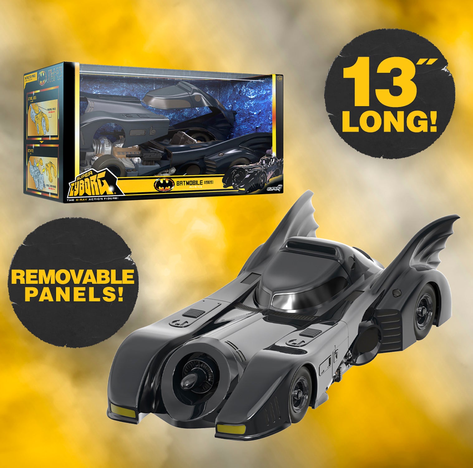 DC Batman (1989): Batmobile 1989 Super Cyborg (Full Color