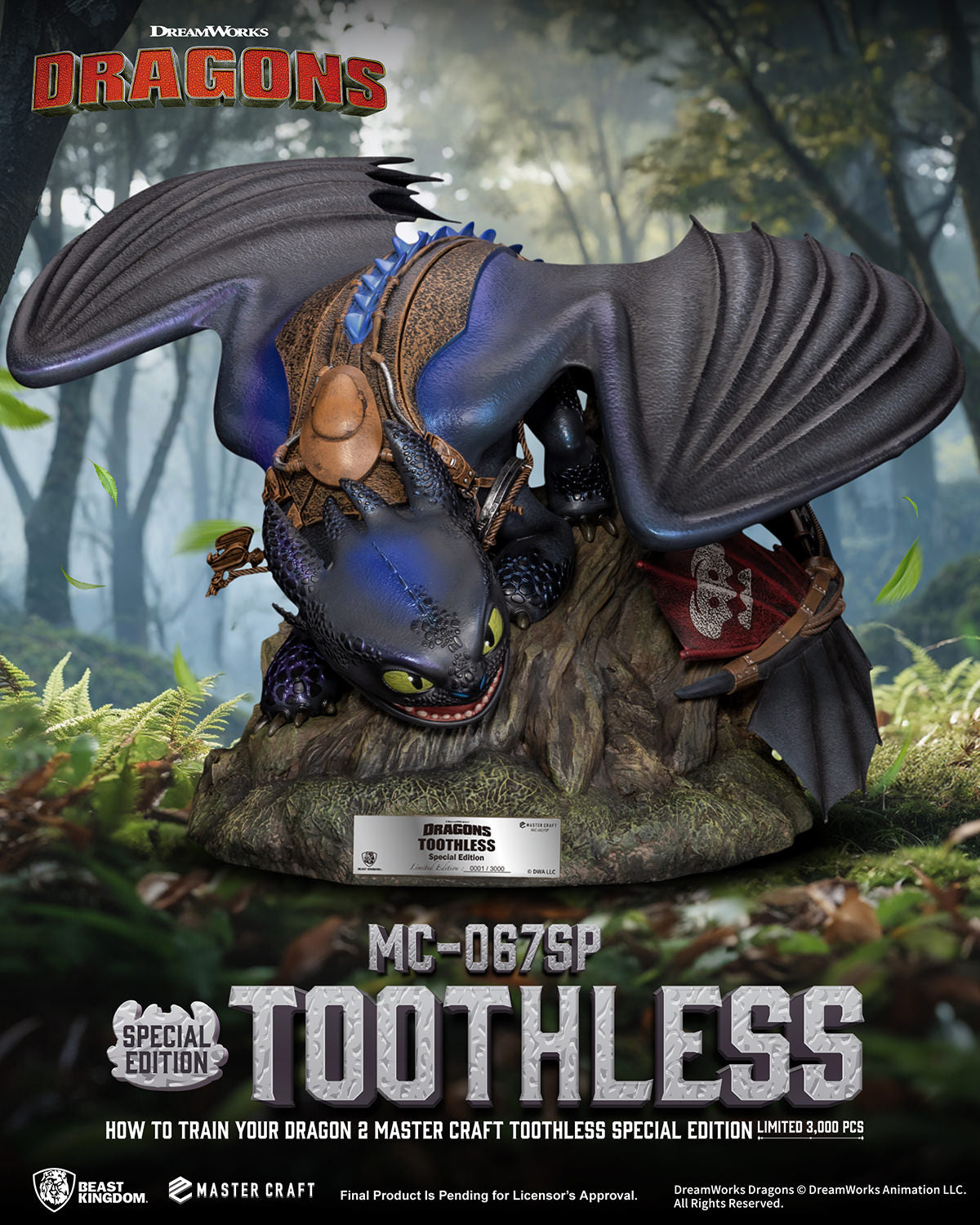 How to Train Your Dragon 2 (2014): Toothless (Special Edition) — Secret ...