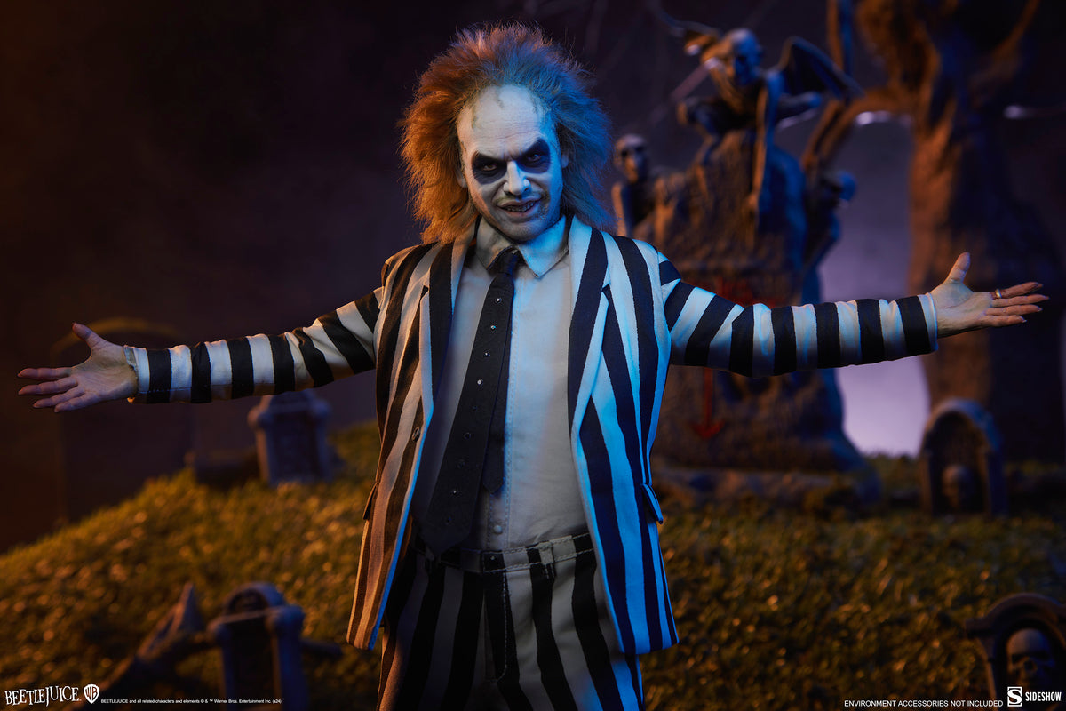 Beetlejuice Beetlejuice Movie Masterpiece Action Figure 1/6 Beetlejuice 30 cm Beetlejuice Beetlejuice Movie Masterpiece Action Figure 1/6 Beetlejuice 30 cm
