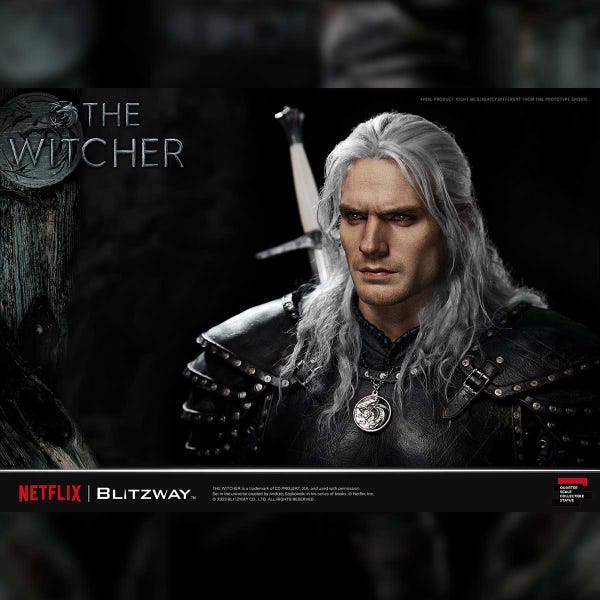 The Witcher - Geralt of Rivia (Henry Cavill) 1/4 Scale Statue