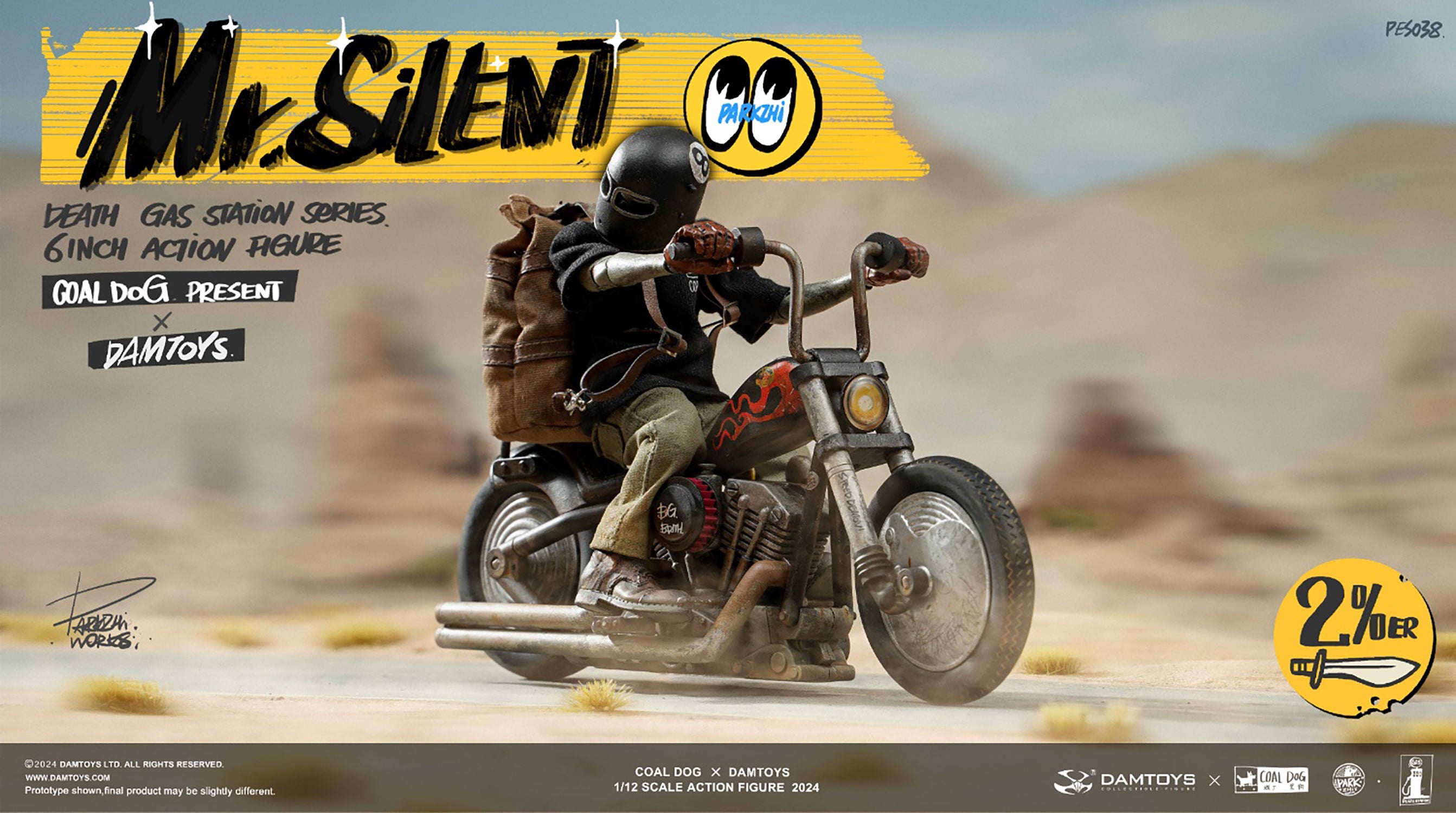 Coal Dog Death Gas Station Series: Mr. Silent with Bike Deluxe