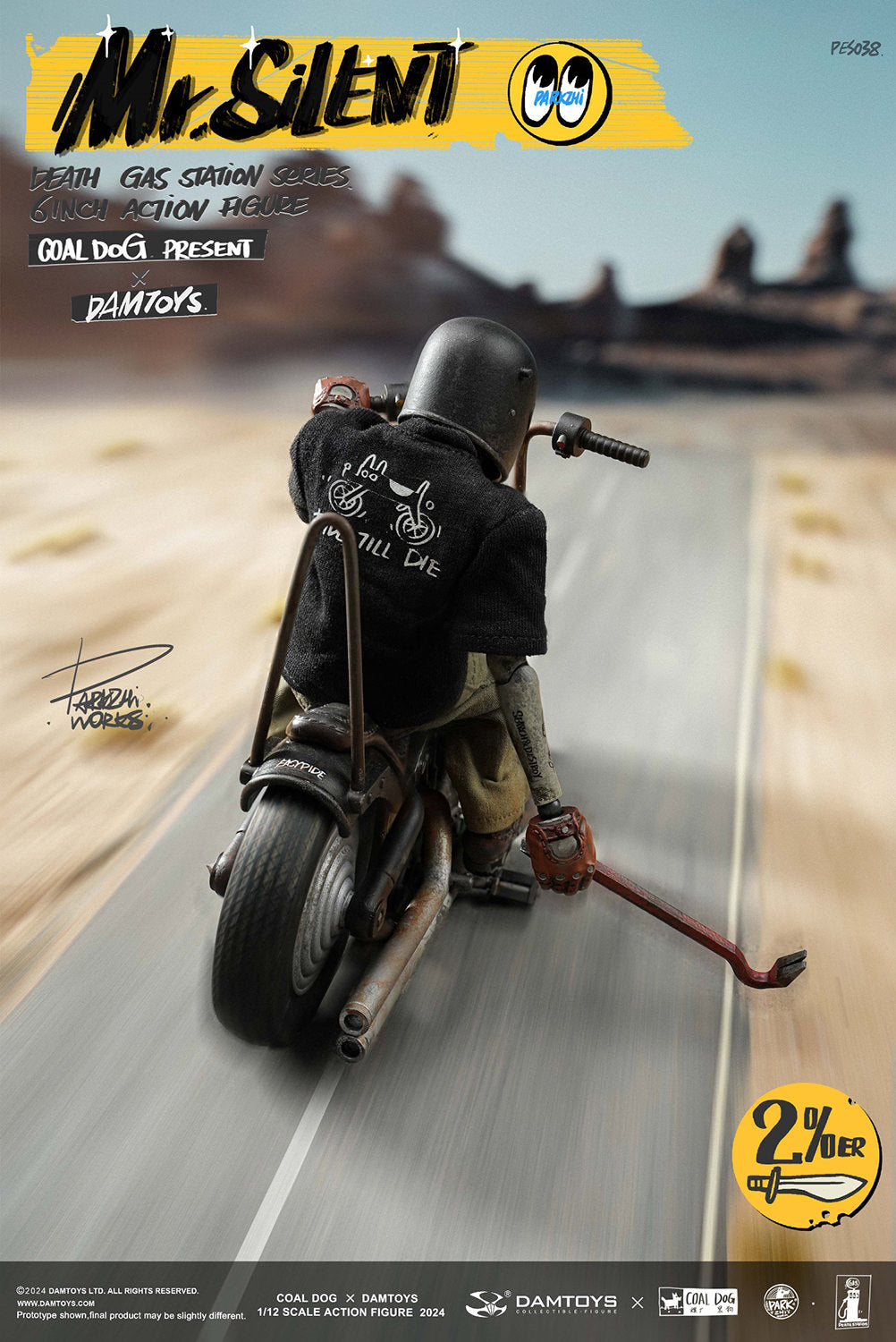 Coal Dog Death Gas Station Series: Mr. Silent with Bike Deluxe