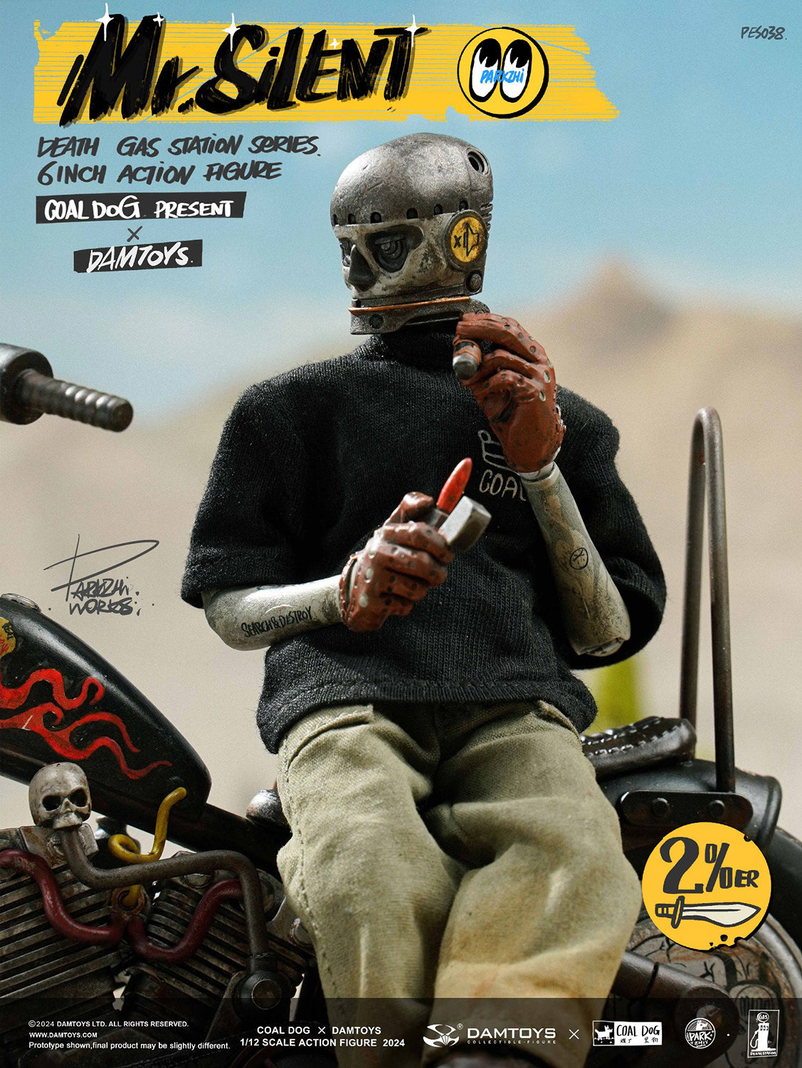 Coal Dog Death Gas Station Series: Mr. Silent with Bike Deluxe
