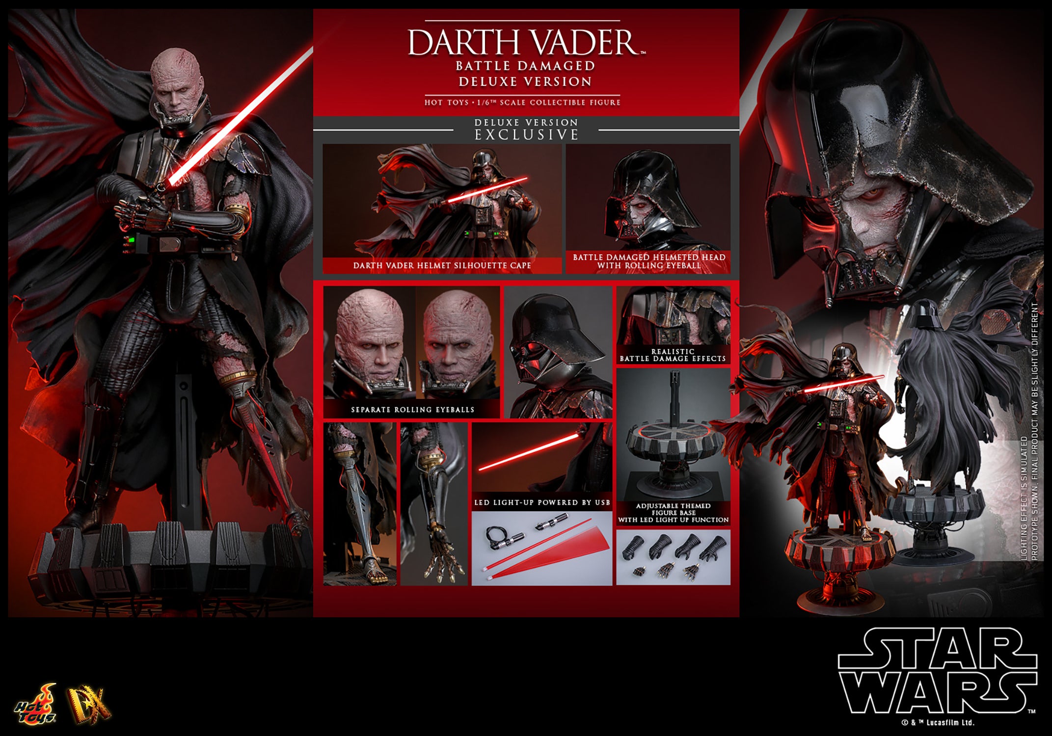 Star Wars: Darth Vader (Battle Damaged) Deluxe Version — Secret