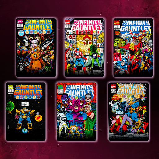 Marvel Comics: Infinity Gauntlet Series with Display Case