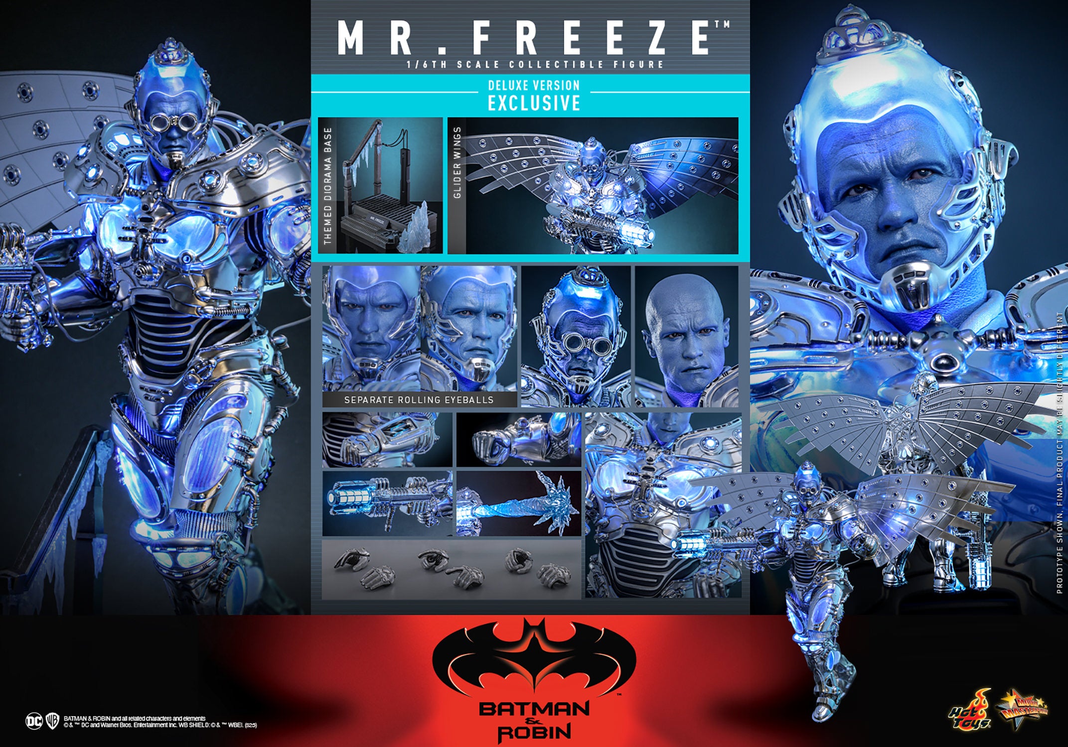 DC Batman & Robin (1997): Mr. Freeze (Dr. Victor Fries) Deluxe