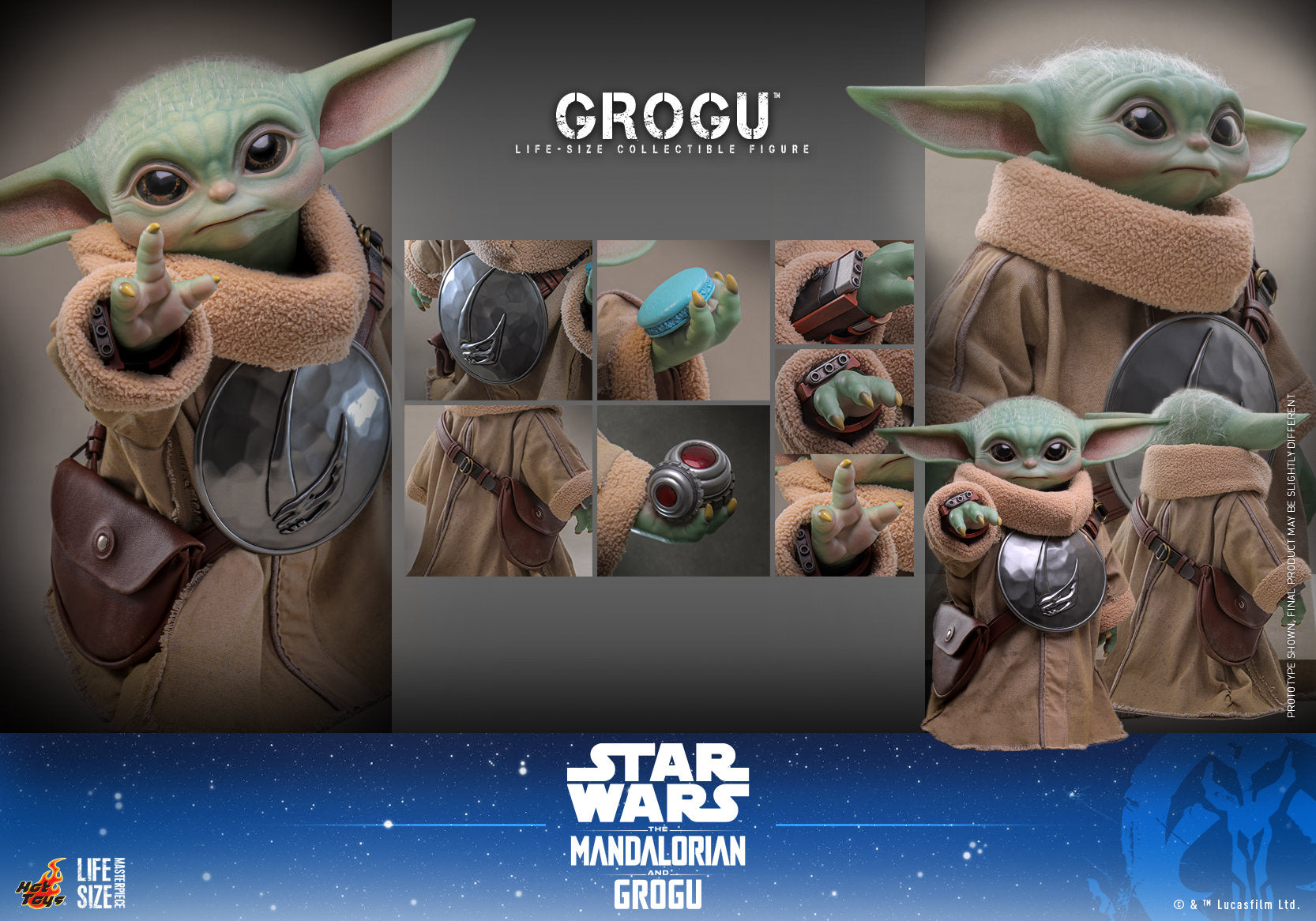 Star Wars The Mandalorian & Grogu (2026): Grogu Life-Size Figure