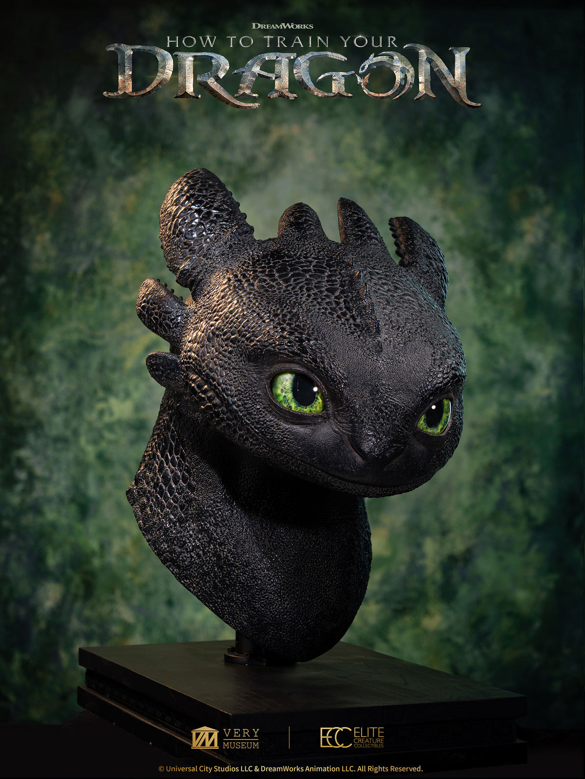 How to Train Your Dragon: Toothless Life Size Bust — Secret Compass
