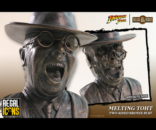 Indiana Jones and the Raiders of the Lost Ark (1981): Melting Toht 2-Sided Bronze-Style Bust