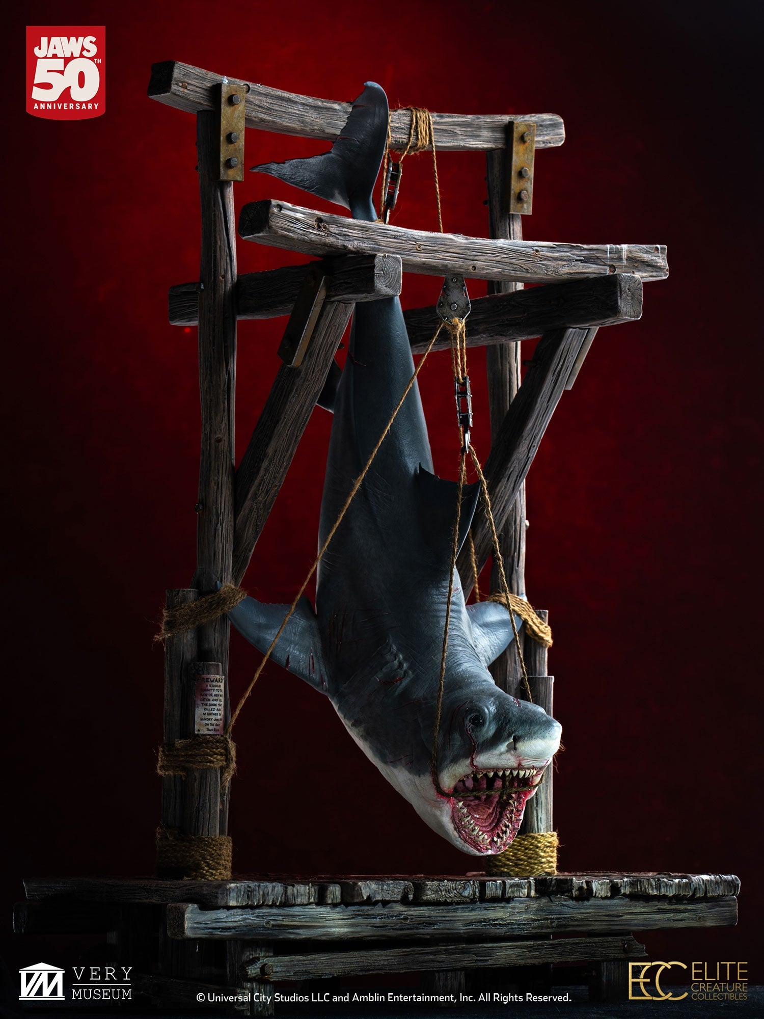 Jaws (1975): Hanging Jaws Shark (Pre-Order)