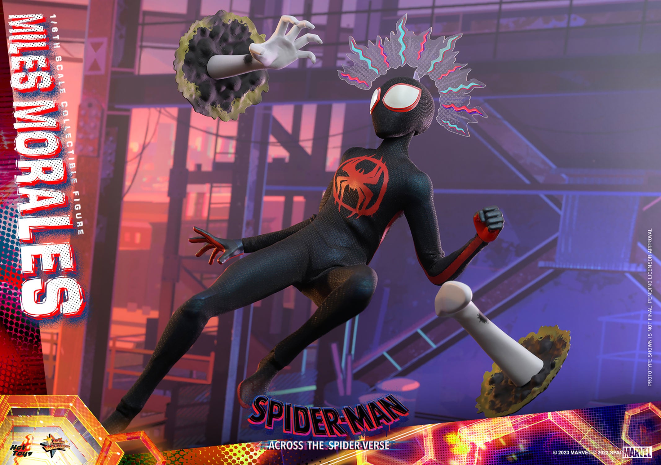 Spider-Man: Across the Spider-Verse - 1:6 Miles Morales Figure From Hot Toys