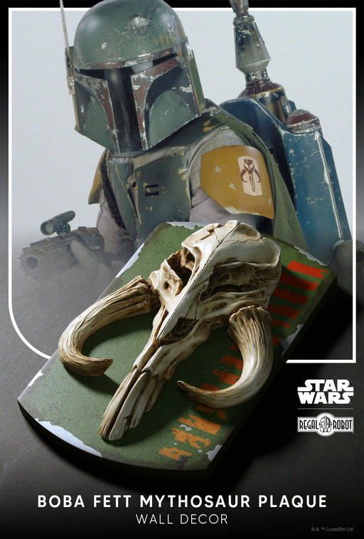 Star Wars: Boba Fett Mythosaur Skull Art Plaque