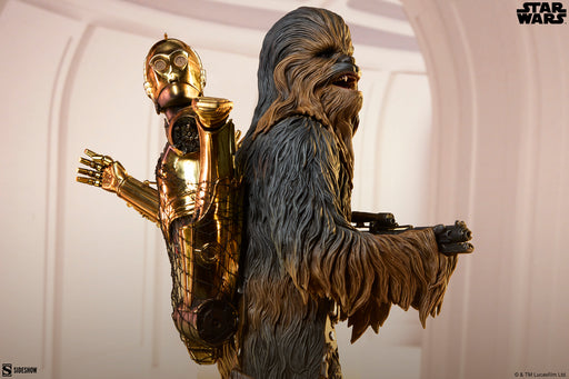 Star Wars The Empire Strikes Back: Chewbacca and C-3PO Premium Format Figure