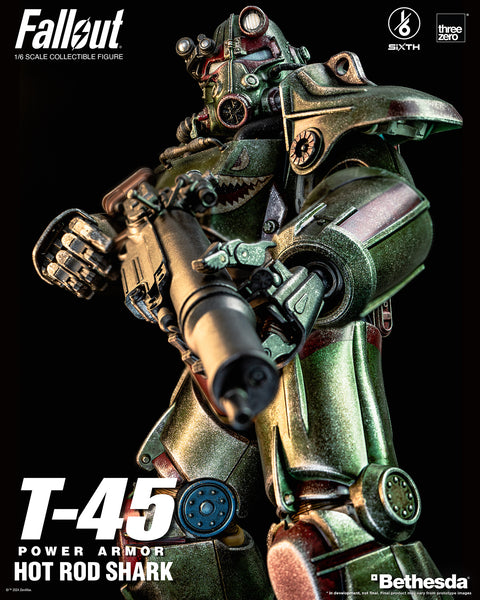 その他 Fallout T-45 Power Armor Hot Rod Shark Fallout: T-45 Hot Rod Shark Power Armor — Secret Compass