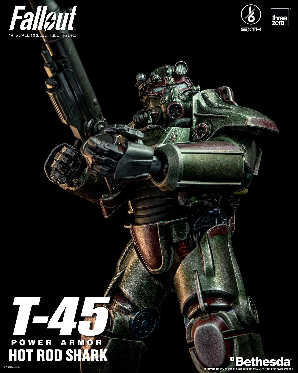 Fallout: T-45 Hot Rod Shark Power Armor — Secret Compass