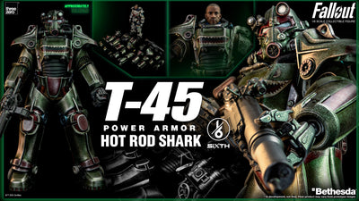 Fallout: T-45 Hot Rod Shark Power Armor — Secret Compass