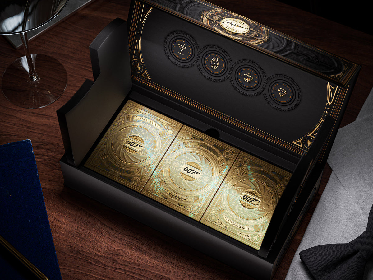 James Bond 007: Collectible Box of Playing Cards and Pen Set — Secret ...