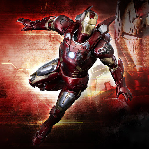 Marvel The Avengers (2012): Iron Man Mark 7 (Battle Damaged) DLX
