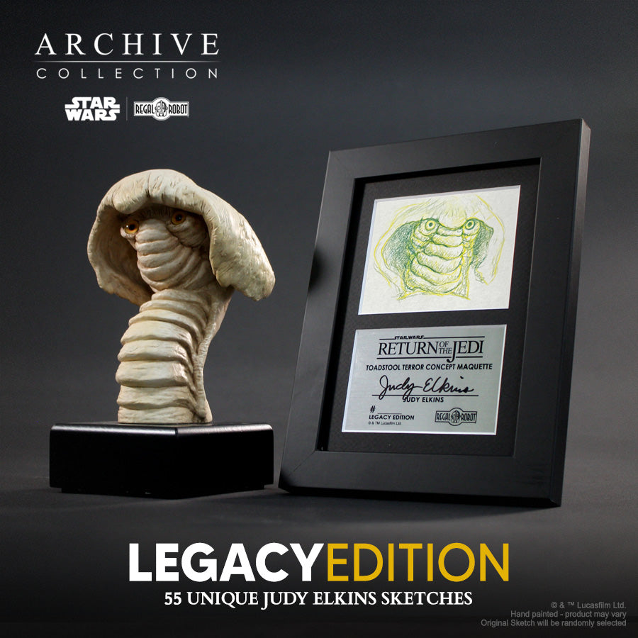 Star Wars Return of the Jedi: Toadstool Terror Concept Maquette Legacy ...