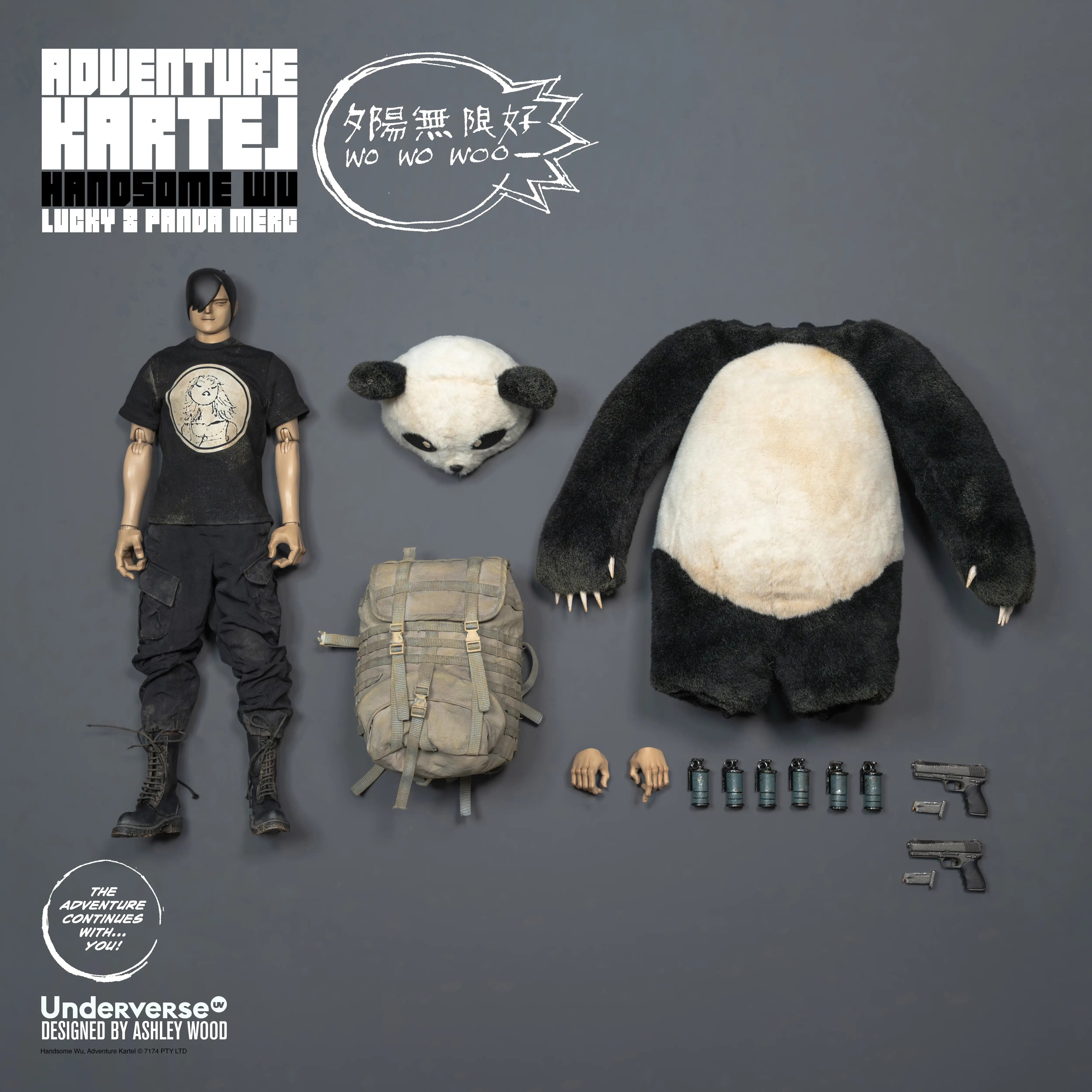 Adventure Kartel: Handsome Wu Lucky 8 Panda Merc — Secret Compass