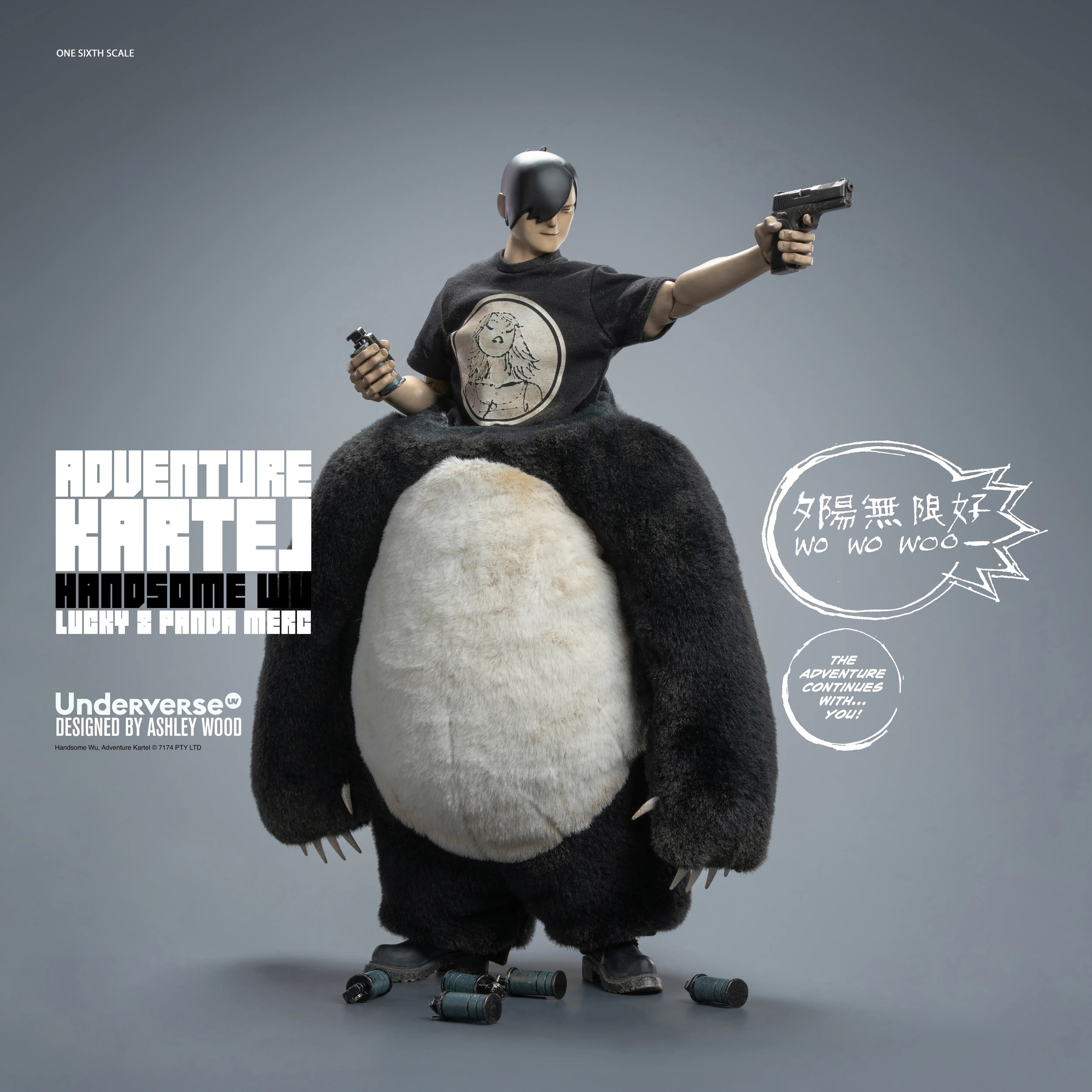 Adventure Kartel: Handsome Wu Lucky 8 Panda Merc — Secret Compass