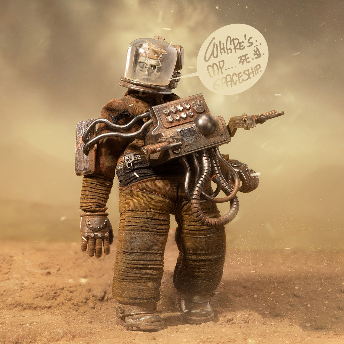 【DOGEN】フィギュア zombie-astronaut_coal-