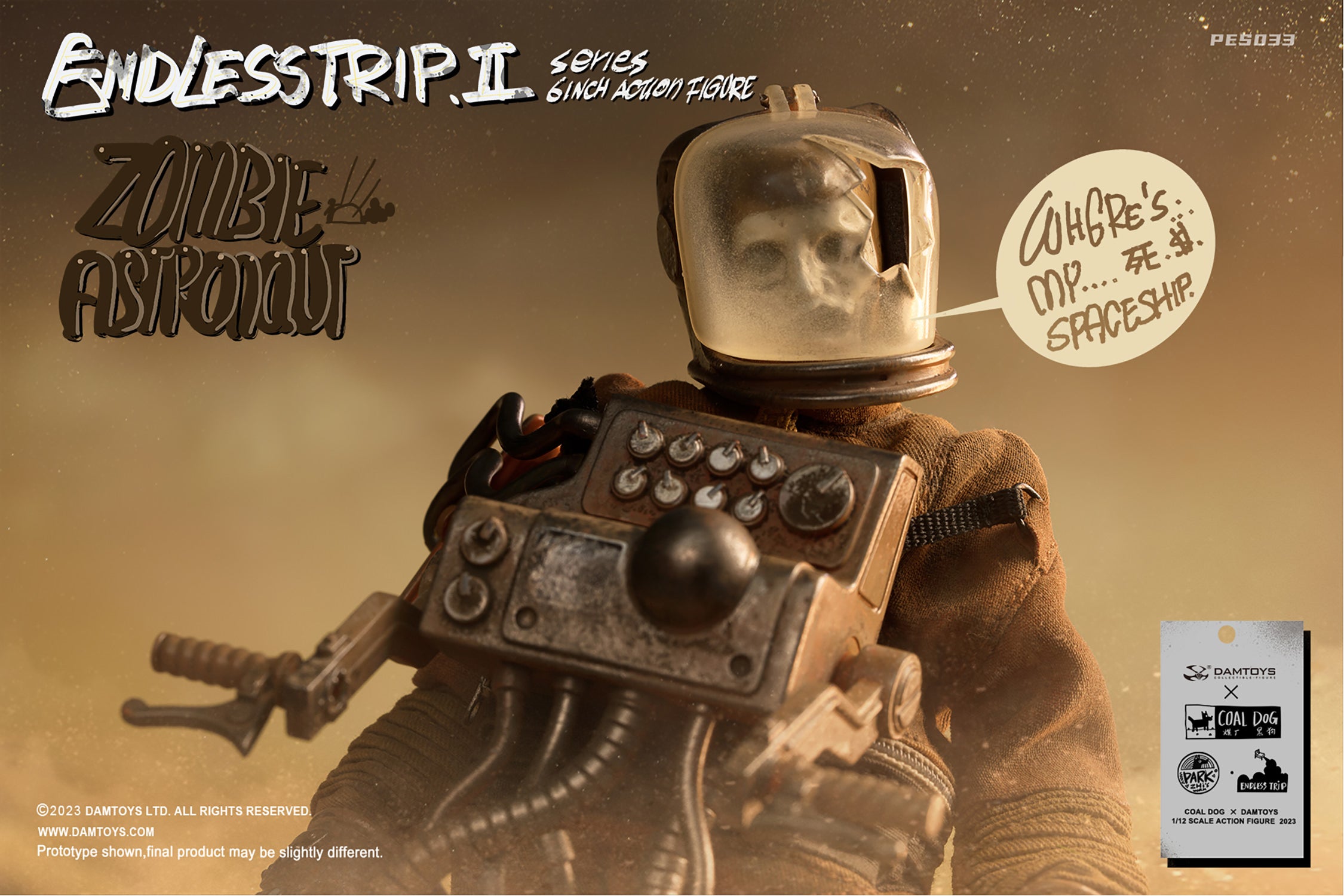 Coal Dog Endless Trip: Zombie Astronaut — Secret Compass
