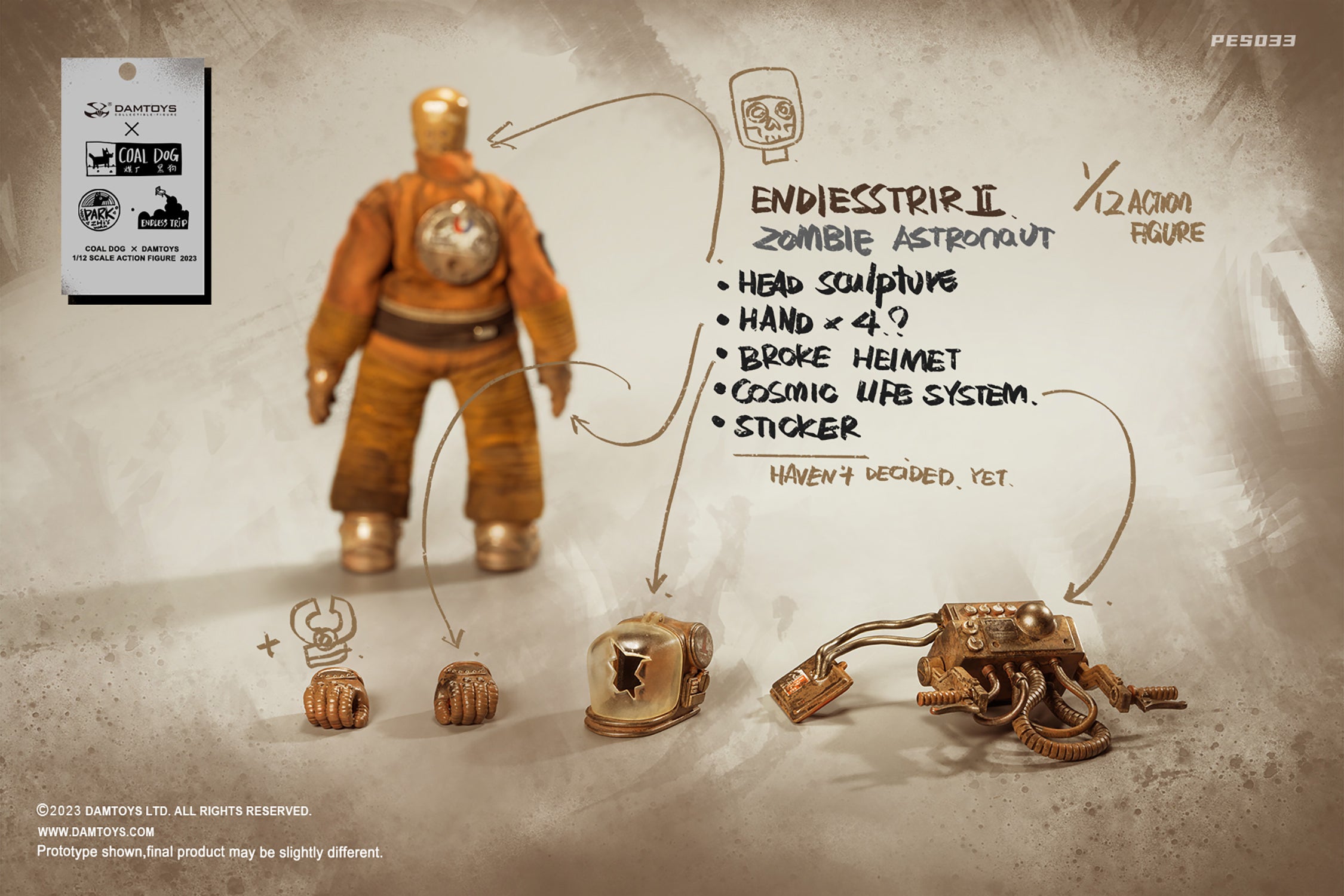 Coal Dog Endless Trip: Zombie Astronaut — Secret Compass