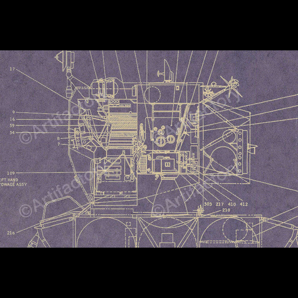 Lunar Module Leg Component Lunar Lander Blueprints