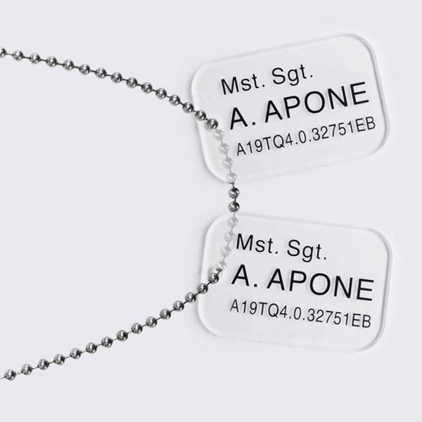 Aliens: Master Sergeant Apone Colonial Marines Dog Tags