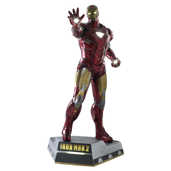 Iron Man 2 Battlefield Version Life-Size Statue — Secret Compass