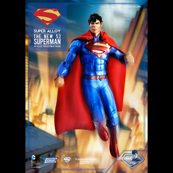 DC Comics: Superman New 52 Super Alloy - Scratched Display Box DC Comics: Superman New 52 Super Alloy - Scratched Display Box
