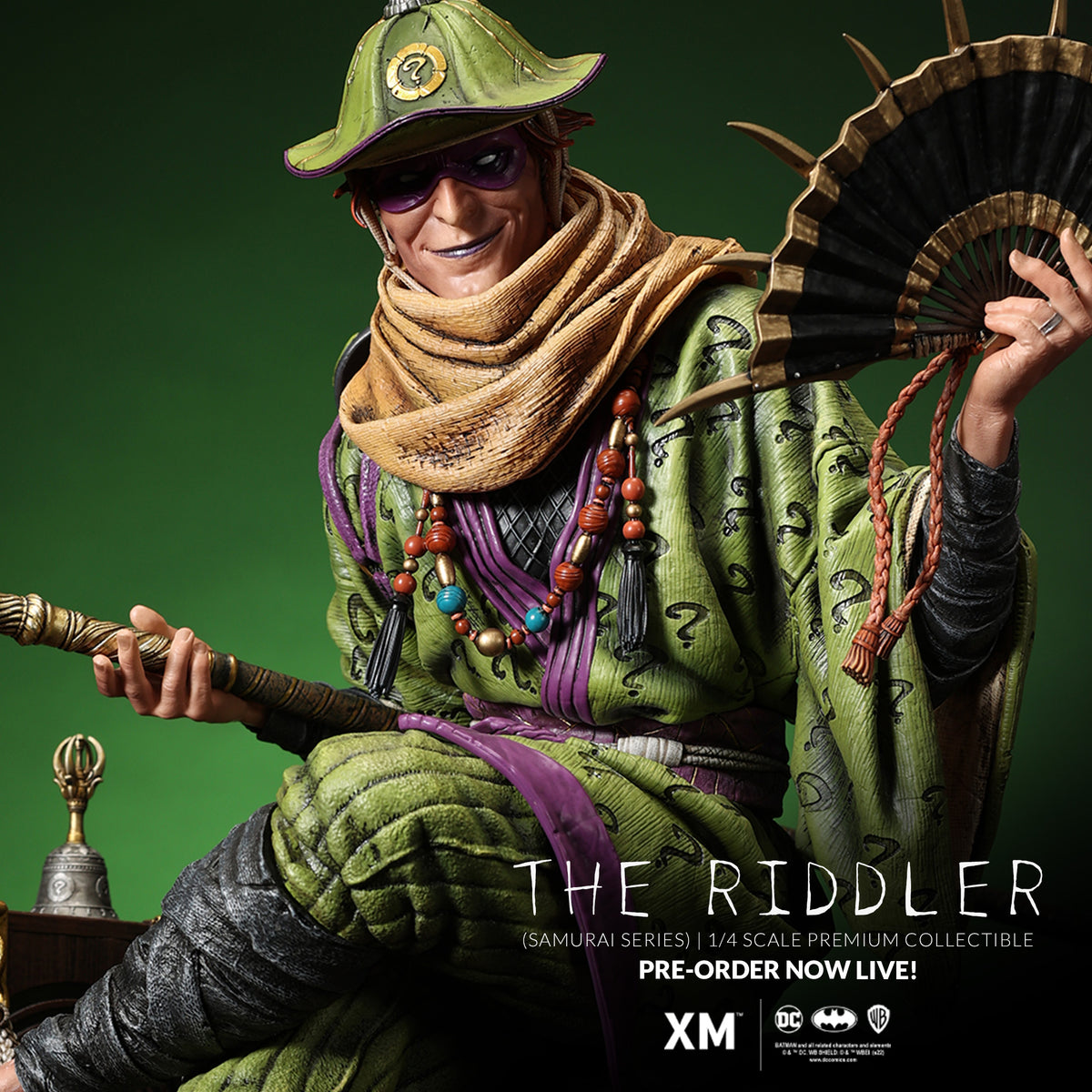 Samurai Series: The Riddler Quarter Scale Statue | XM STUDIOS — Secret ...