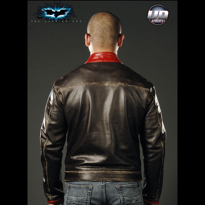 Dark Knight Wayne Leather Jacket Batman The Dark Knight: Bruce