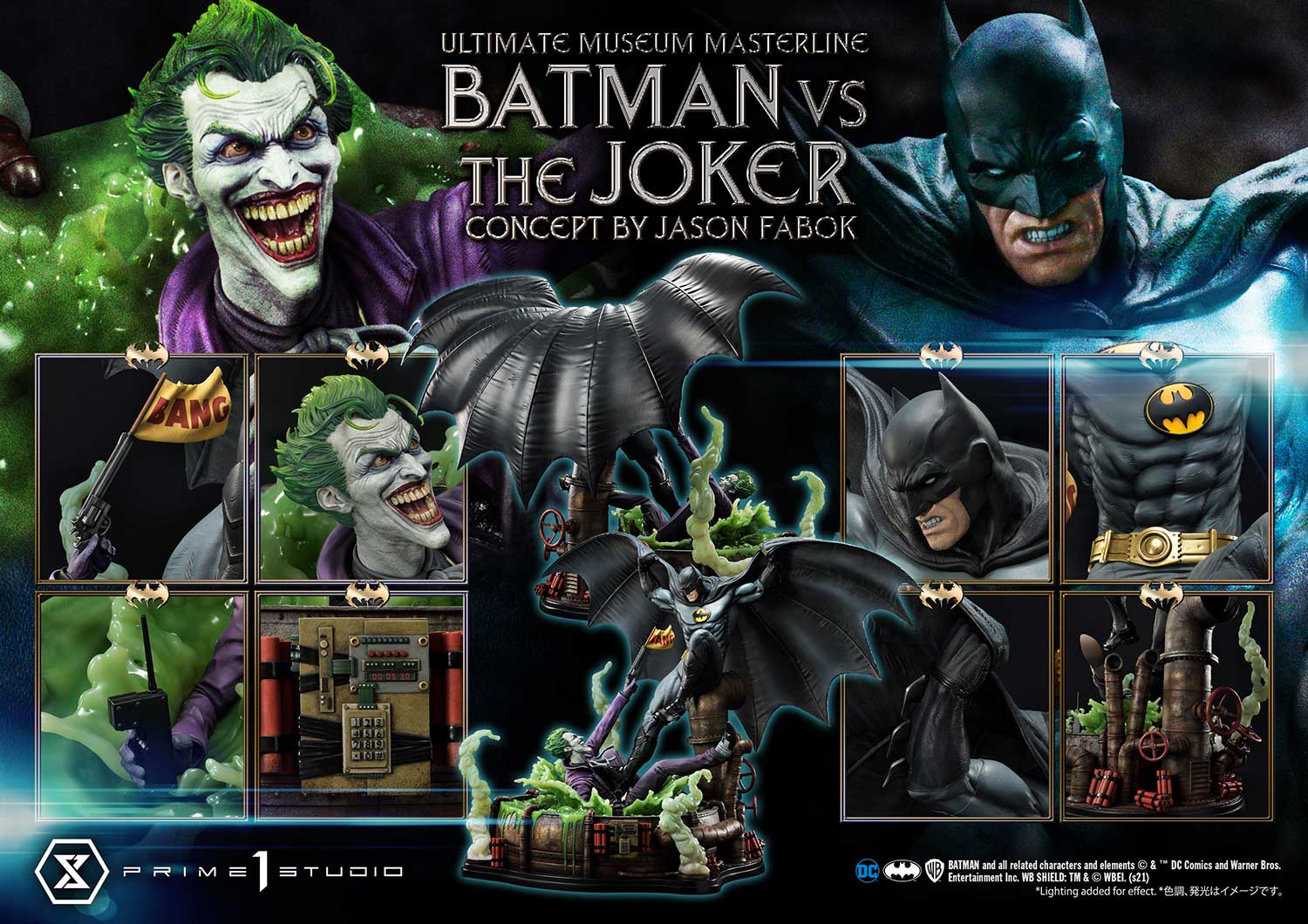 Batman VS The Joker Concept 1:3 Third Scale by Jason Fabok