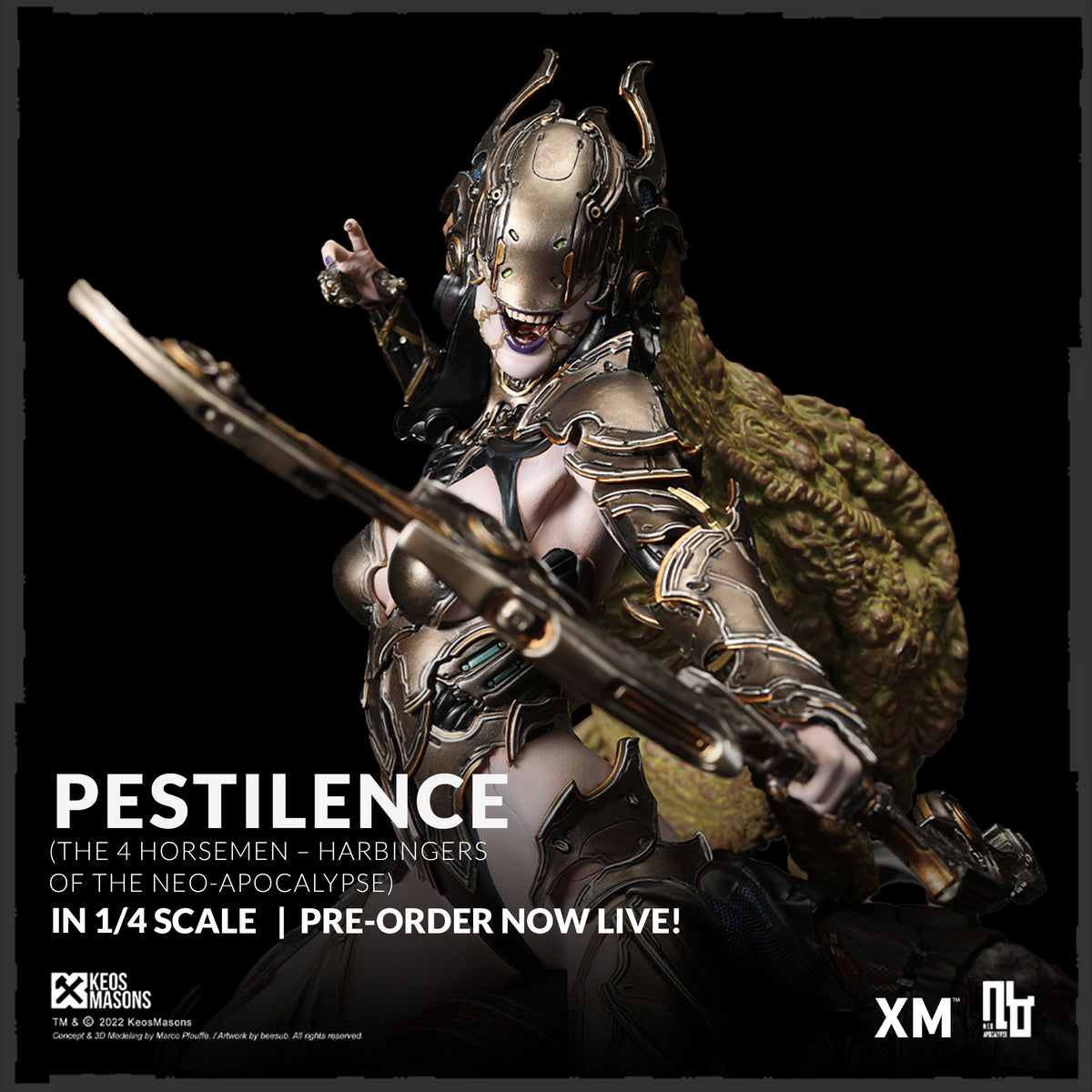 The Four Horsemen: Pestilence Quarter Scale Statue — Secret Compass
